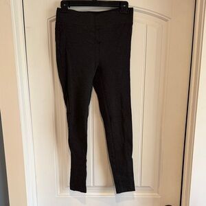 LOFT Heathered Gray Ponte Slim Leggings